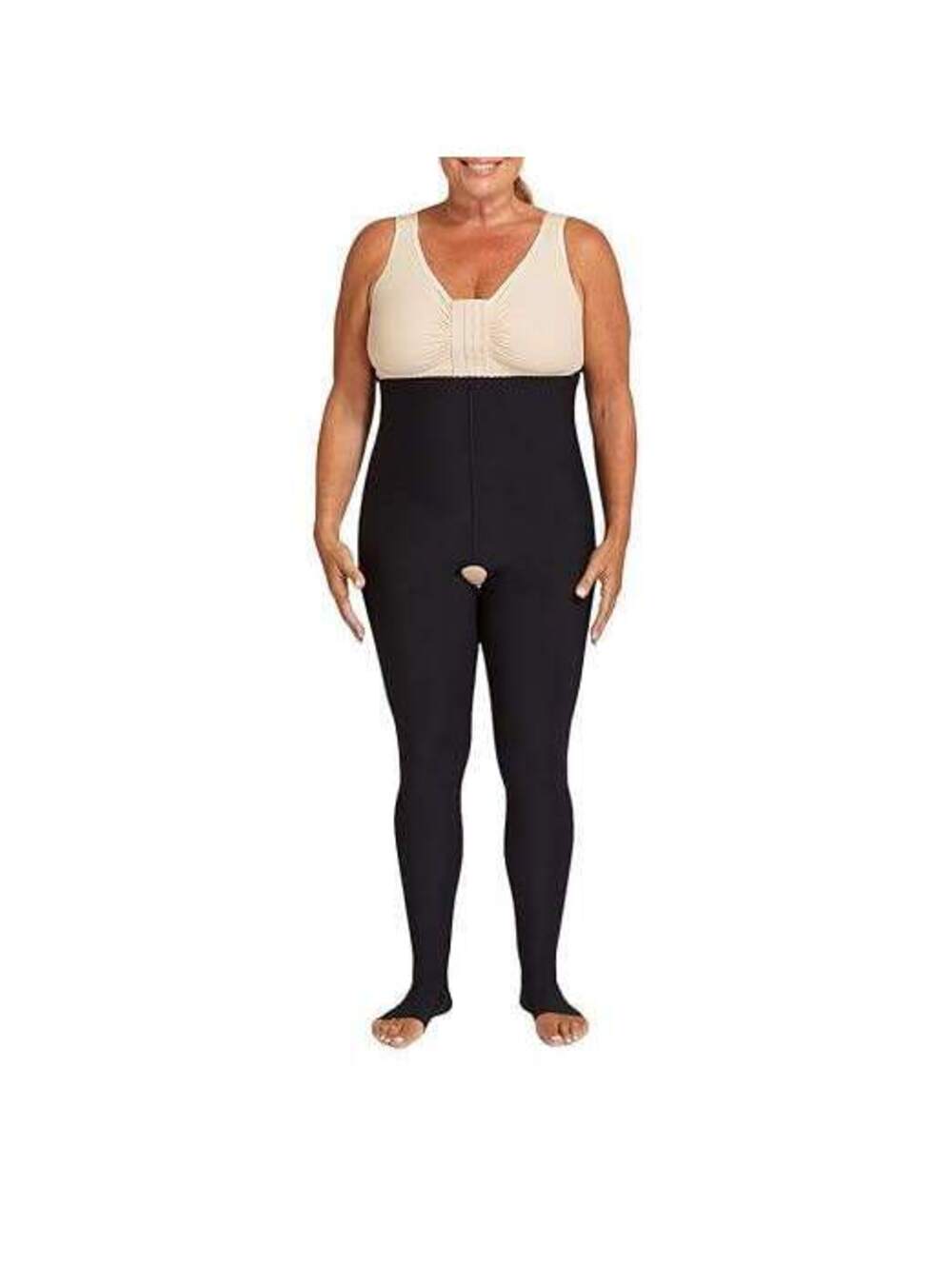 Marena Recovery Lipedema Post-Surgical Girdle - Black, 22W - LGLFW-22W-B - NWT